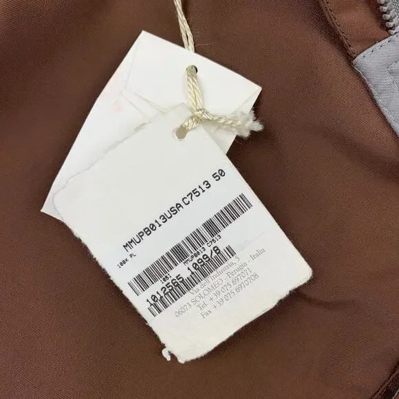BRUNELLO CUCINELLI Size 34 Brown Cargo Polyester Cargo Swim Trunks